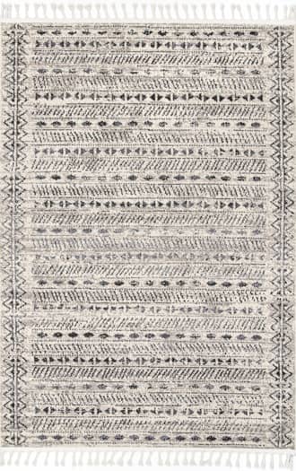 Striped Tassel Rug primary image