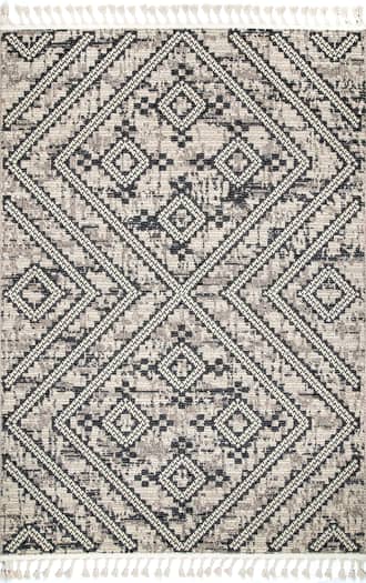 Vintage Lattice Tassel Rug primary image