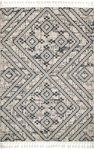 Vintage Lattice Tassel Rug primary image