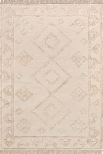 6' x 9' Rainie Monochrome Geometric Rug primary image