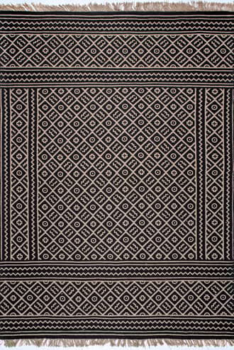 Jute Trellis Tasseled Rug primary image