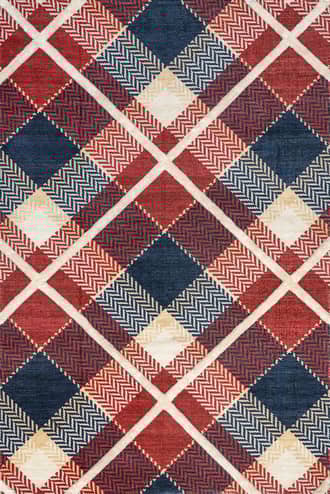 Damira Mirrored Plaid Rug primary image