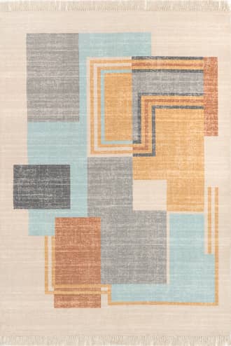 Patrice Retro Geometric Rug primary image