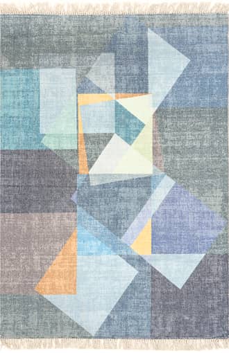 Adeeba Geometric Tasseled Rug primary image