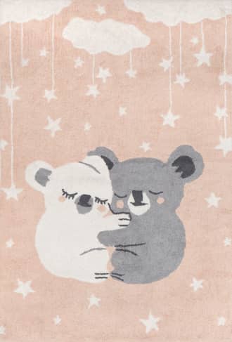3' x 5' Jenn Kids Koala Hugs Washable Rug primary image