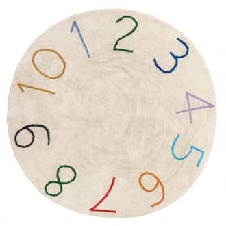 Kids Numbers Washable Rug primary image