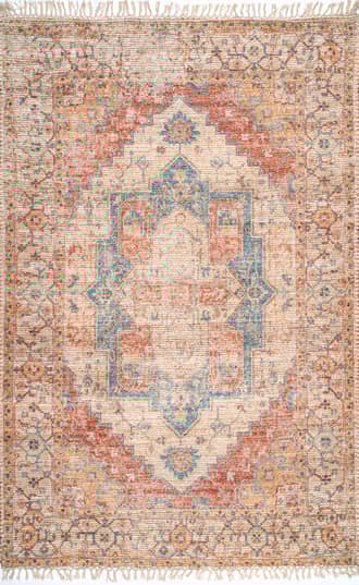 Court Medallion Tassel Rug primary image