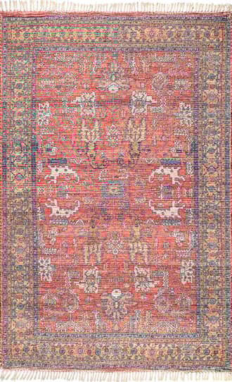 Shaded Garden Tassel Rug primary image