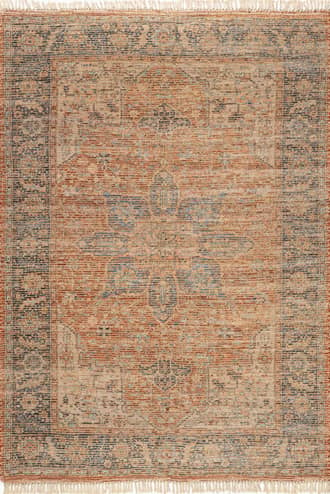 Multicolor Lennox Medallion Tassel Rug swatch