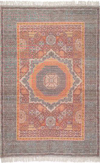 Sunny Medallion Tassel Rug primary image