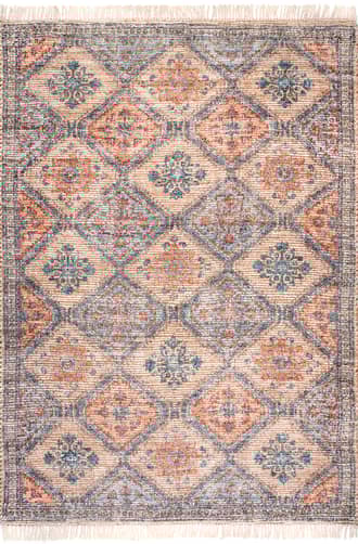 Florid Trellis Tassel Rug primary image