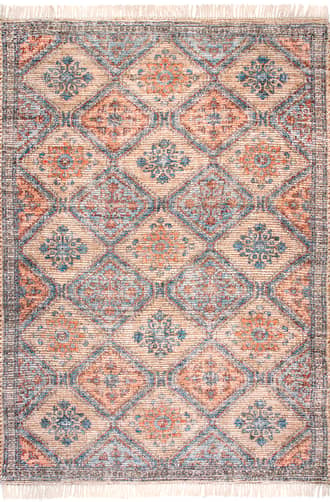 Florid Trellis Tassel Rug primary image