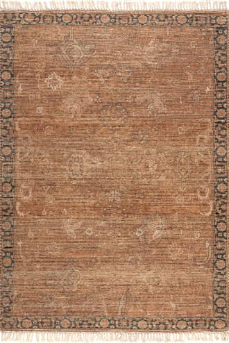 Marigold Tasseled Rug primary image