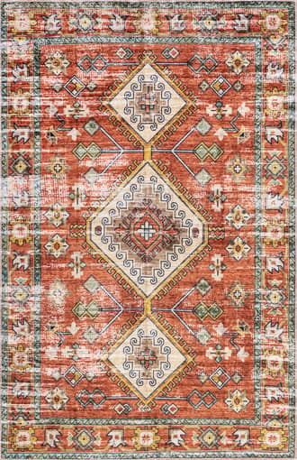 9' x 12' Liette Washable Vintage Faded Rug primary image