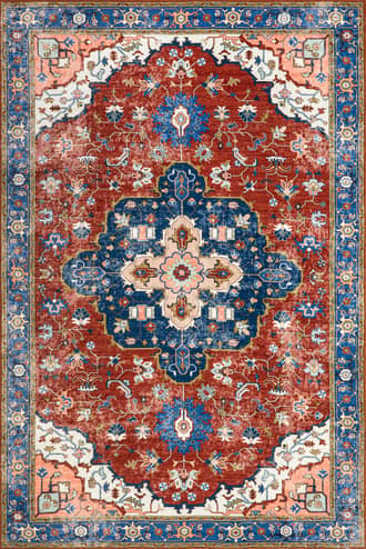 Amaryllis Medallion Washable Rug primary image