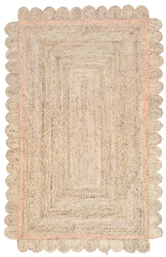 Anna Scalloped Jute Rug primary image