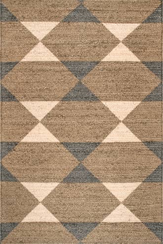 Justina Jute Diamond Rug primary image