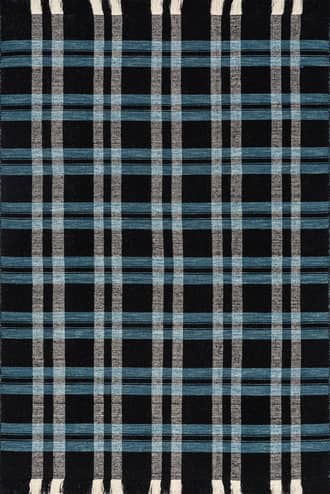 Luciana Plaid Fringed Rug primary image