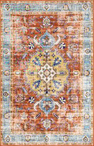 5' x 8' Nessa Washable Vintage Rug primary image