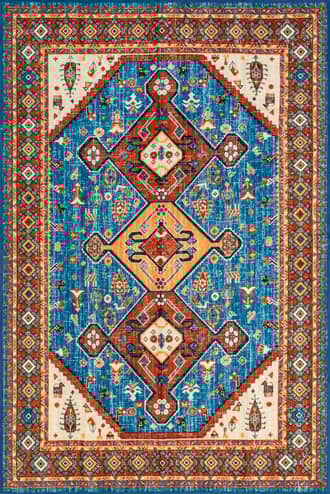 Kindra Bold Medallion Washable Rug primary image