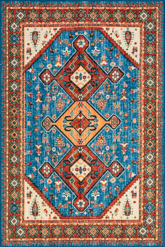 Kindra Bold Medallion Washable Rug primary image