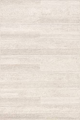Cream Samba Textured Cotton-Blend Rug swatch