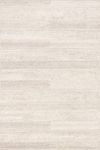 Cream Samba Textured Cotton-Blend Rug swatch