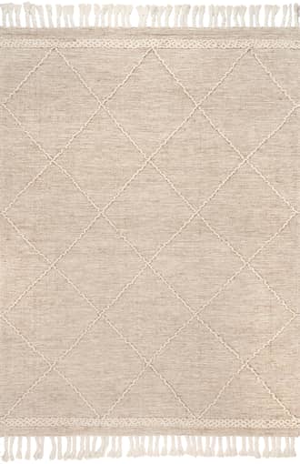 Uplifted Trellis Tasseled Rug primary image