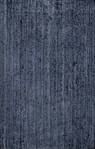 Navy 7' Jute Braided Rug swatch