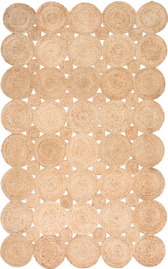 Jute Decorative Circles Rug primary image