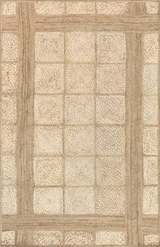 Tayshia Jute Tiled Moroccan Rug primary image