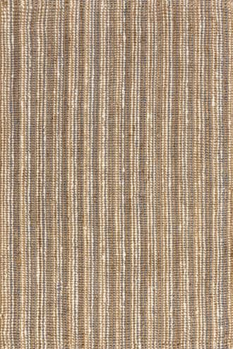 Fulvia Textured Striped Jute Rug primary image