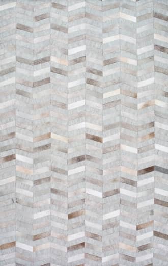 3' x 5' Cowhide Herringbone Rug primary image