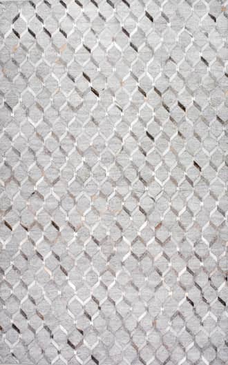 Cowhide Ogee Trellis Rug primary image