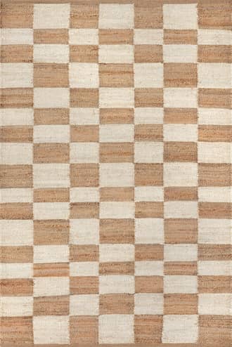 Maryanne Checkered Jute Rug primary image