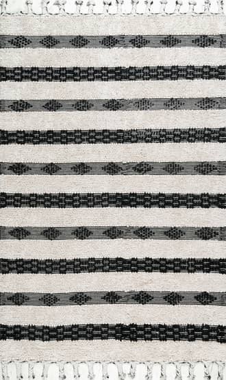 Shaggy Striped Texture Rug primary image