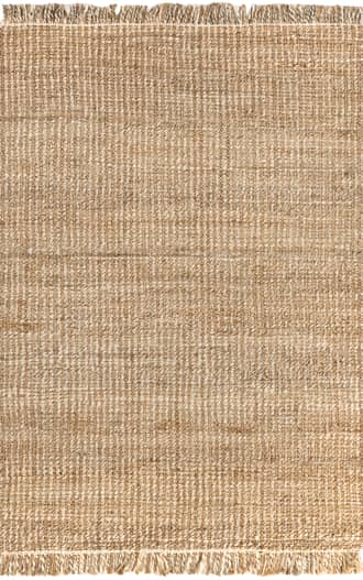 Lacey Jute Tasseled Rug primary image