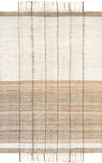 Bridgette Jute Striped Rug primary image