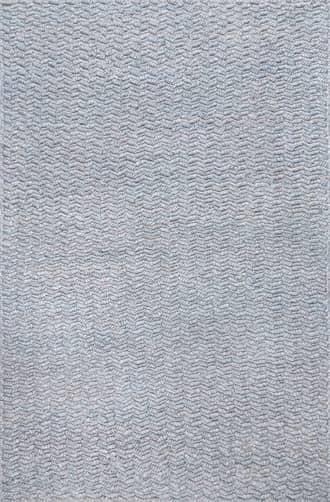 Light Blue Sutton Solid Chevron Rug swatch