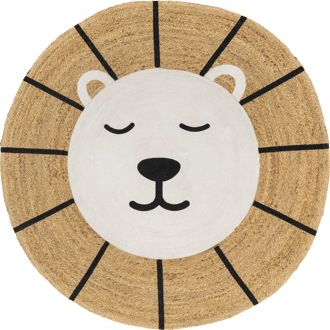 Leona Lion Handwoven Kids Rug primary image