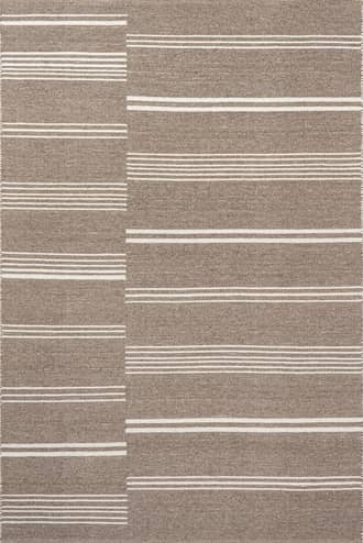 Birchwood Reversible Striped Wool Rug primary image