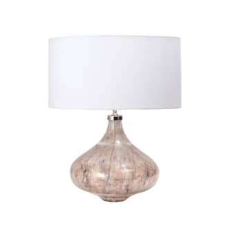 21-inch Cloudy Glass Teardrop Table Lamp primary image