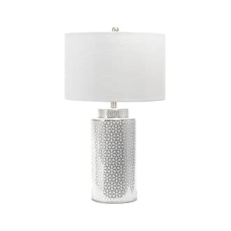 29-inch Ceramic Floral Trellis Table Lamp primary image