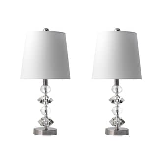 21-inch Crystal Stacked Gemstones Table Lamp (Set of 2) primary image