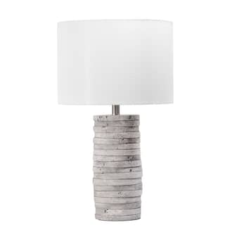 23-inch Marbleized Polyresin Textured Table Lamp primary image