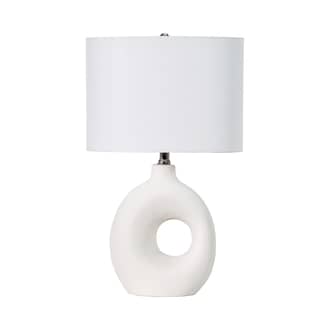 23-inch Ceramic Cutout Chamber Table Lamp primary image