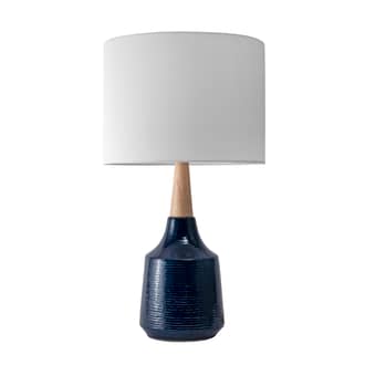 Navy 28-inch Jenna Ceramic Table Lamp swatch