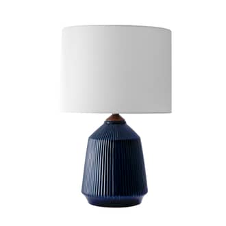 Navy 24-inch Bridget Ceramic Table Lamp swatch