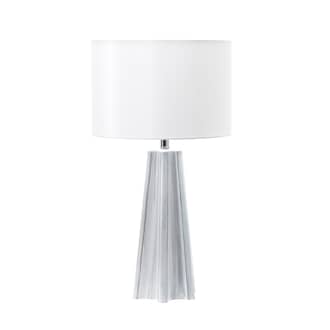 27-inch Pleated Glass Obelisk Table Lamp primary image