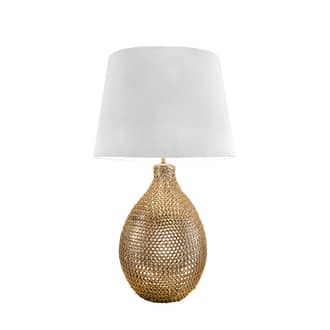 26-Inch Victoria Gold Chained Glass Table Lamp primary image